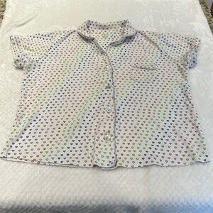 Roller Rabbit Disco Heart Womens Pajamas Size Medium